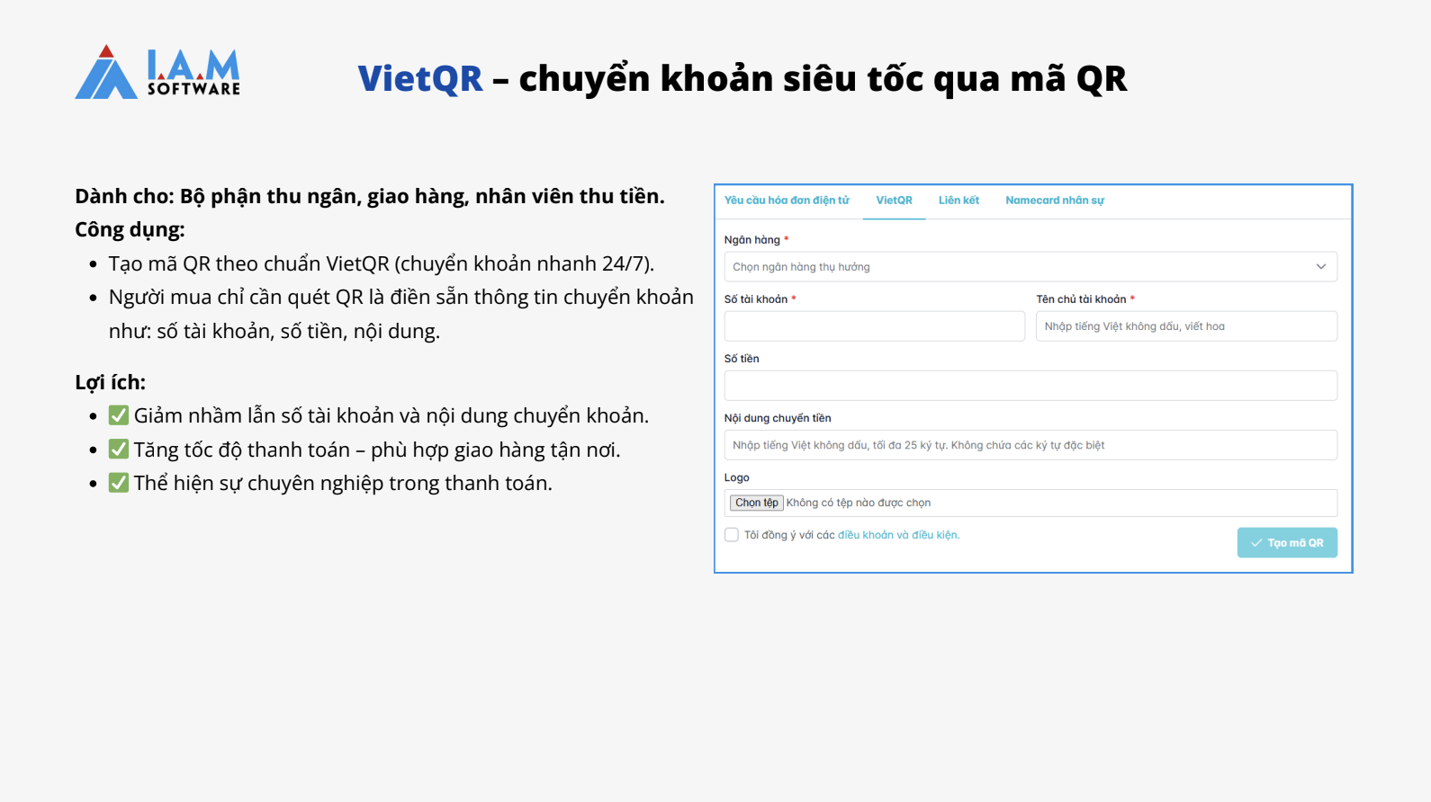 VietQR - chuyển khoản siêu tốc qua mã QR