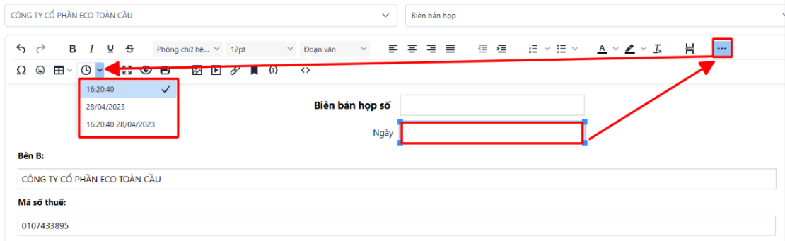 Màn hình thao tác xử lý công việc