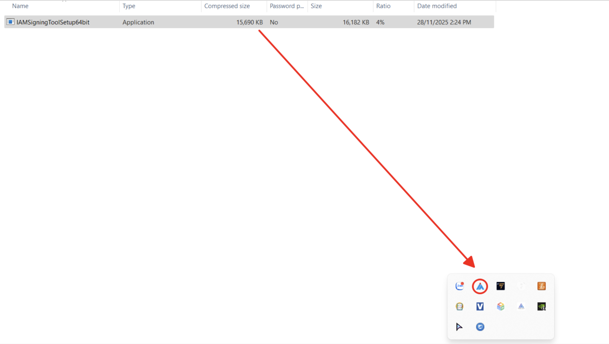 Màn hình kích hoạt tool