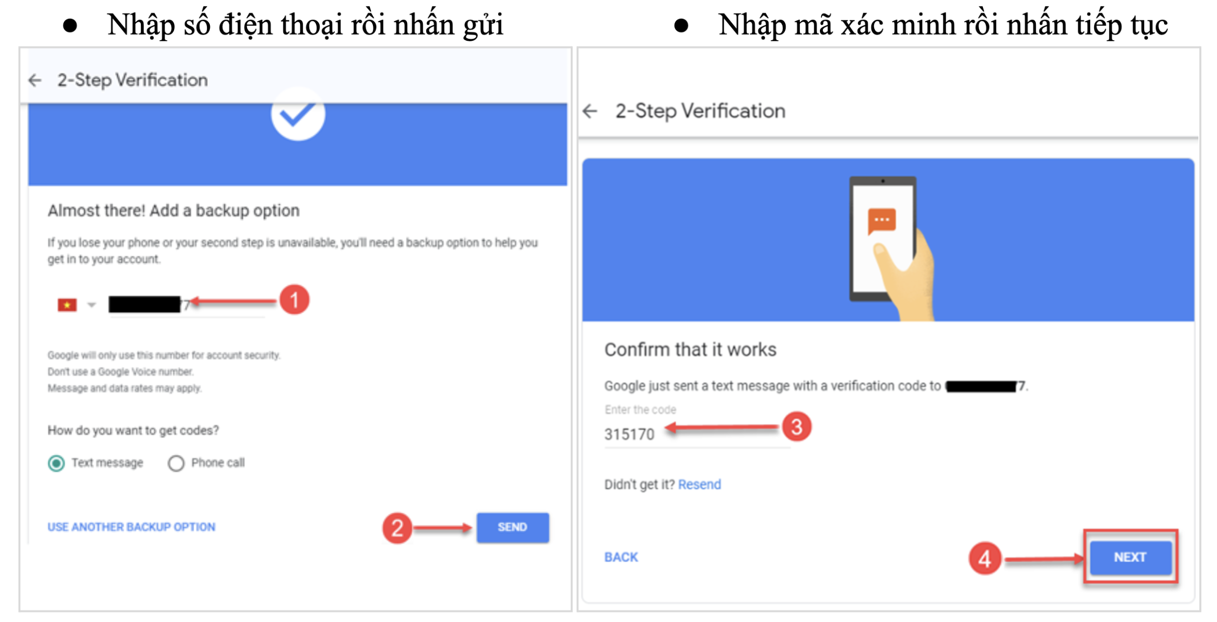 Màn hình xác minh